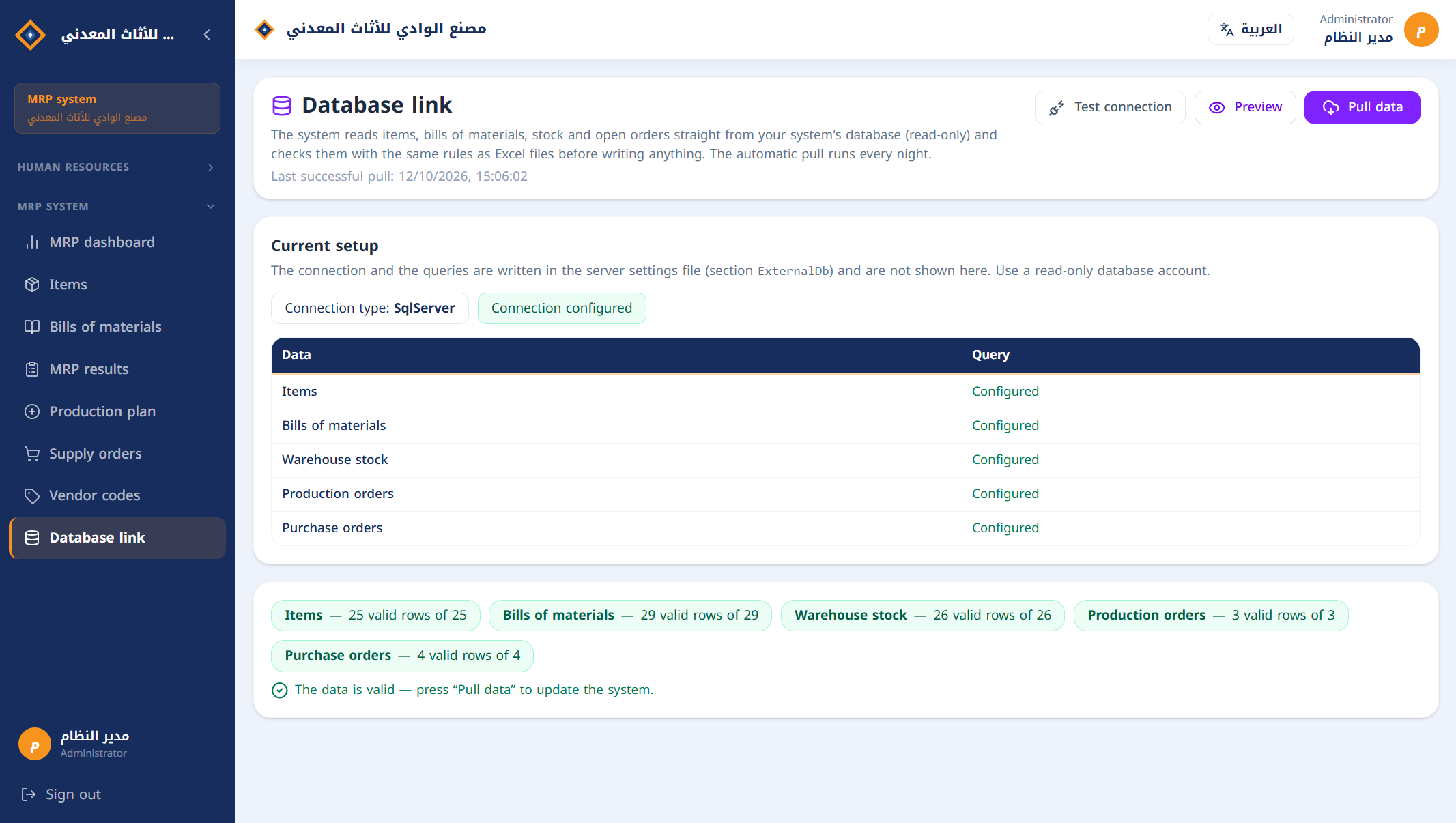 Database link